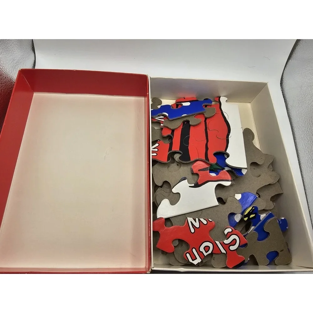 Vintage Springbok Peanuts Snoopy's Christmas Jigsaw Puzzle 48 Piece Hallmark